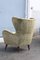 Velvet Lounge Chair attributed to Gio Ponti, 1950s, Image 7