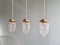 Suspensions Vintage en Cristal, Set de 3 8