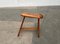 Mid-Century Wooden Shoe Shine Stand Stool, 1950s, Image 10