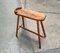 Mid-Century Wooden Shoe Shine Stand Stool, 1950s, Image 8