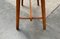 Mid-Century Wooden Shoe Shine Stand Stool, 1950s, Image 12