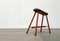 Mid-Century Wooden Shoe Shine Stand Stool, 1950s 1