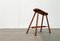 Mid-Century Wooden Shoe Shine Stand Stool, 1950s, Image 1