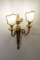 Louis XVI Style Wall Lamps with Parchment Lampshades, 1940s, Set of 2 6