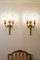 Louis XVI Style Wall Lamps with Parchment Lampshades, 1940s, Set of 2, Image 2