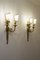 Louis XVI Wandlampen mit Pergament Lampenschirmen, 1940er, 2er Set 1