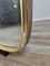 Vintage Mirror in Gold Lacquered Wood, 1950s 9