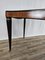 Mid-Century Dining Table in Mahogany with Glass Top and Brass Decorations, 1950 24