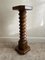 Pedestal francés antiguo de roble, década de 1800, Imagen 10