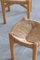 Sedie e sgabello Meribel di Charlotte Perriand, anni '60, set di 3, Immagine 4