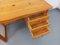 Vintage Pine Desk with Sled Feet, 1970s 2