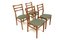 Scandinavian Beech Chairs, Sweden, 1960s, Set of 4, Image 5