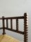 Antique Provincial Bobbin Corner Chair in Hand Turned Wood, 1890s, Image 4