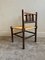Antique Provincial Bobbin Corner Chair in Hand Turned Wood, 1890s, Image 8
