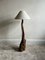 Brutalist Wooden Floor Lamp, 1960s 1