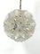 Lámpara de techo Sputnik italiana Flower de cristal de Murano y cromo al estilo de Venini, años 70, Imagen 10