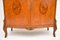 French Burr Walnut Cabinet with Marble Top, 1930s 12