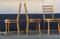 Highback Beech Dining Chairs by Tashiki Okamura & Erik Marquardsen for Getama, 1980s, Set of 4 2