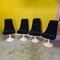 Space Age Swivel Dining Room Chairs, 1970s, Set of 4 1