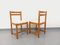 Kiefernholz Stühle mit Stoffsitzen, 1970er, 2er Set 13