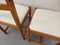 Pine Chairs with Fabric Seats, 1970s, Set of 2, Image 2