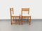 Pine Chairs with Fabric Seats, 1970s, Set of 2, Image 15