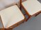 Pine Chairs with Fabric Seats, 1970s, Set of 2, Image 1