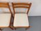 Pine Chairs with Fabric Seats, 1970s, Set of 2 4