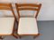 Sillas de pino con asientos de tela, años 70. Juego de 2, Imagen 4