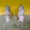 Concrete Sitting Lions with Coat of Arms, 1980s, Set of 2 1