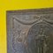 19th Century French Cast Iron Fireplace Plate with Athena Decor 3