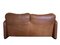 Maralunga Sofa in Leather by Vico Magistretti for Cassina, 1970s 2