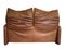 Maralunga Sofa in Leather by Vico Magistretti for Cassina, 1970s, Image 4