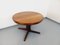 Scandinavian Extendable Round Table in Teak and Walnut, 1960s 10