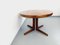 Scandinavian Extendable Round Table in Teak and Walnut, 1960s 20