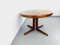 Scandinavian Extendable Round Table in Teak and Walnut, 1960s, Image 20