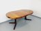 Scandinavian Extendable Round Table in Teak and Walnut, 1960s, Image 7