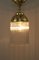 Lámpara colgante modernista con varillas de vidrio, Francia, años 10, Imagen 6