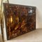 Mid-Century Modern Faux Tortoiseshell Acrylic Glass and Brass Tray, 1970s, Image 7