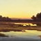 Anton Zwengauer, Landschaft bei Sonnenuntergang mit Hirschen, 19. Jh., Öl auf Leinwand, gerahmt 3