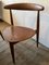 Gruppo di sedie vintage a forma di cuore di Hans J. Wegner per Fritz Hansen, set di 7, Immagine 4