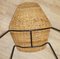 Silla de comedor Basket de ratán y metal de Gian Franco Legler, años 50, Imagen 6