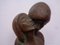 Figura de pareja amorosa de gres hecha a mano de Achatit Werkstätten, Alemania, años 60, Imagen 18