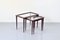 Tavolini ad incastro in mogano attribuiti a Ico & Luisa Parisi, Italia, anni '60, set di 3, Immagine 12