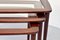 Italian Nesting Tables in Mahogany attributed to Ico & Luisa Parisi, 1960s, Set of 3 2