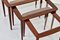 Italian Nesting Tables in Mahogany attributed to Ico & Luisa Parisi, 1960s, Set of 3, Image 13
