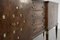 Italian Art Deco Sideboard in Burl Walnut and Brass 9
