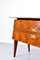 Credenza in noce, marmo di Carrara e ottone, Italia, anni '60, Immagine 2