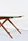 Italian Coffee Table in Wood, Brass and Glass by Cesare Lacca, 1960s, Image 9