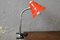 Modern Orange Clip-On Lamp, 1960s 3